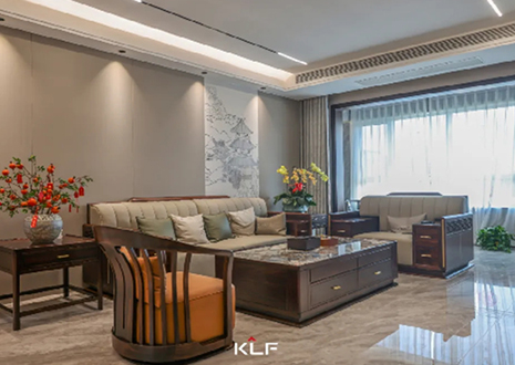 KLF全屋記 | 138㎡現(xiàn)代新中式之家，勾勒古典國風雅韻